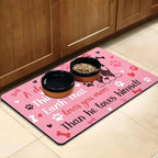 Pet Feeding Mat for Floors Waterproof Dog Mat for Food and Water Absorbent - Image 8