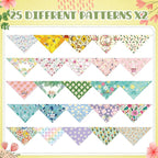 Kacctyen 50 Pcs Spring Dog Bandanas Bulk Large Bandanas - Image 6