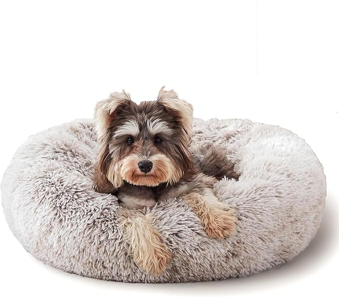 WESTERN HOME WH Calming Dog & Cat Bed, Anti-Anxiety Donut Cuddler Warming Cozy - Image 4