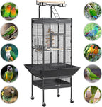 Yaheetech 61-inch Playtop Wrought Iron Large Parrot Bird Cages - Image 8