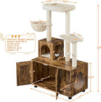 Yaheetech Litter Box Enclosure - Image 3