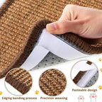Tuanse 4 PCS Cat Scratcher Mat, 15.7 x 7.8 Inches Sisal Cat Scratching Pad - Image 3