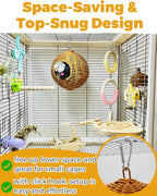 Chewproof Steel Frame Bird Nest - Image 3