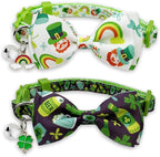 2 Pack St. Patrick Day Cat Collar by PohshidoPet