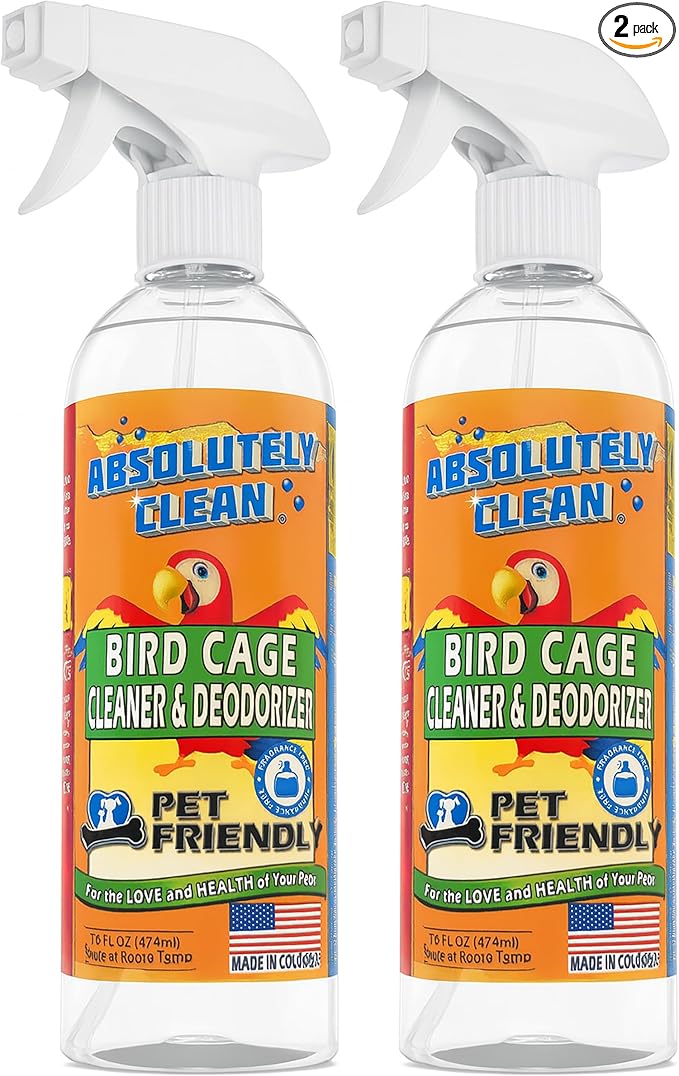 Absolutely Clean Amazing Bird Cage Cleaner and Deodorizer by AbsolutelyClean