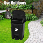 Outdoor Dog Poop Trash Can, Dog Waste Trash Can - Image 2