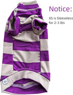 Vintage Stripes Sphynx Hairless Cats Shirt Cotton Cat Turtleneck Pet Clothes - Image 2