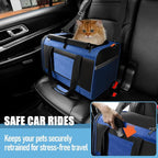 Pet Carrier Large Cats 20 lbs Top Load/Soft Sided Small Dog Travel - Image 5
