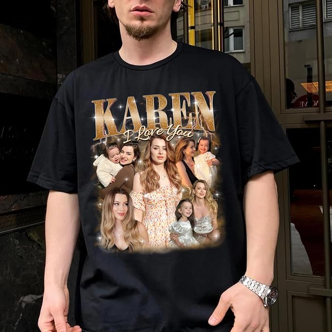 H-DEWALL Custom T Shirts Mineral Wash Tshirt Bootleg Rap Tee Customized Gifts - Image 3