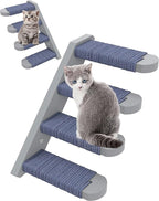 Skywin Cat Wall Steps, 2 Pack Wooden Color Solid Rubber Cat Stairs by Skywin