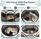 Dog Playpen, Portable Puppy Pet Crate Indoors - Image 3