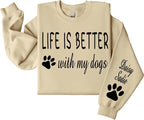 Custom Dog Mom Shirt for Women Pet Ears Sweatshirt - Image 2