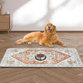 Large Pet Feeding Mat, 39.4"x31.5" Absorbent Quick Dry Dog Mat by yuzshin