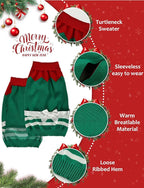 Dog Christmas Sweater, Soft Warm Pet Clothes Coat - Image 3