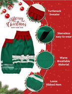 Dog Christmas Sweater, Soft Warm Pet Clothes Coat - Image 3