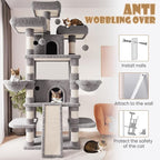 SHA CERLIN 81 Inches Extra Large Cat Tree - Image 6