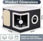 Shikha Cat Beds for Indoor Cats, Large Cat Cave - Image 2