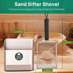 Hamster Metal Litter Scoop for Sandbath Box, Stainless Steel Litter Scooper - Image 6