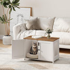 HOOBRO Litter Box Enclosure, Cat Litter Box Furniture - Image 2