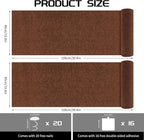 2 Pcs 39.4"x15.8" Cat Scratch Mat, Cat Scratch Couch Furniture Protector - Image 2