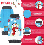 Pet Christmas Dog Sweaters Cute Animal Snowman Printed Puppy Xmas Costumes - Image 4