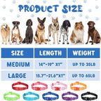 Amylove 27 Pcs Dog Collar Bulk Adjustable Nylon Puppy Collar - Image 2