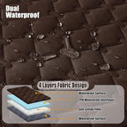 Smiry Waterproof Dog Bed Cover Blanket, Soft Reversible Pet Blanket, Washable - Image 2
