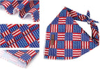 lionet paws Patriotic 4th of July Dog Bandana American Flag - Image 3