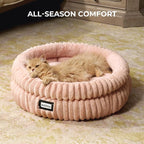 BALANCE Cat Bed Kitten Bed, Washable Round Cat Beds - Image 4