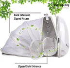 Expandable Carrier Backpack for Kitten Bunny and Small Puppy, Vented - Image 5