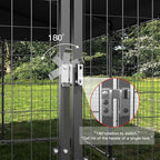 Kullavik 10x10x6 FT Large Outdoor Dog Kennel, Anti-Rust Galvanized Steel Dog Pen - Image 2