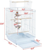 Yaheetech Open Play Top Travel Bird Cage - Image 3