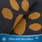 Buganda Dog Door Mat for Muddy Paws, Absorbent Dirt Trapper Washable Indoor - Image 4