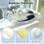 Cat Window Perch, Cat Window Hammock Soft and Comfortable Window Seat Bed - Image 4