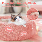 rabbitgoo Cat Beds for Indoor Cats, 20 inches Cat Bed Machine Washable - Image 2
