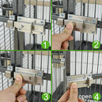 Nova Microdermabrasion 61 Inches Large Bird Cage Play Top Parrot Cockatiel - Image 5
