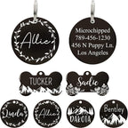 UltraJoys Stainless Steel Pet ID Tag Dog Name Tags Personalized Front and Back by UltraJoys