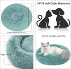 Nisrada Dog Bed for Small Medium Large Dogs, 24 inch Calming Dogs Bed, - Image 5