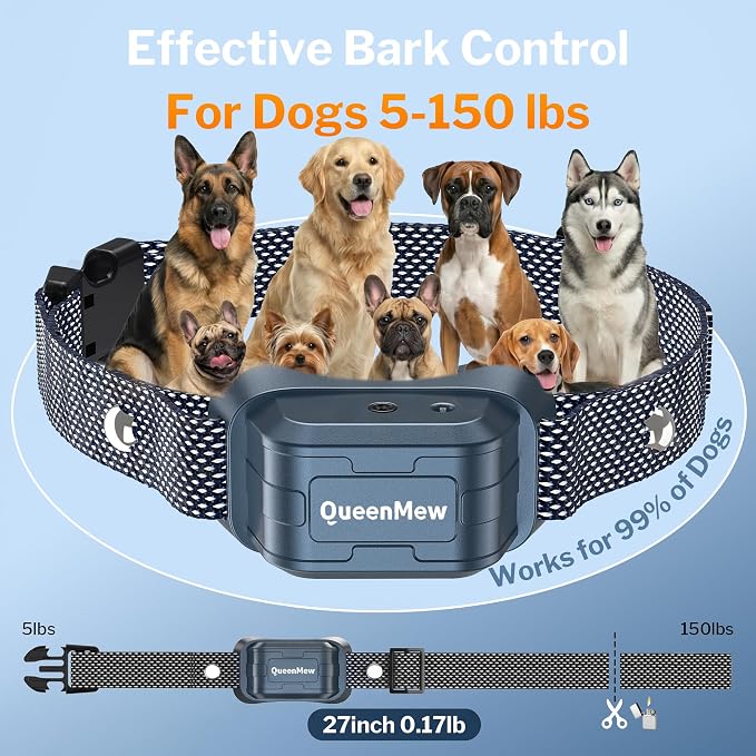 Bark Collar, Dog Bark Collar for Large Medium Small Dogs, Citronella Dog Bark - Image 4