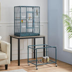 Topeakmart 54'' H Large Bird Cage Parrot Cage w/Stand Bird Cage - Image 2