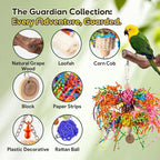 Bird Toys, Parakeet Foraging Toys, Hanging Chewing Toys - Image 3