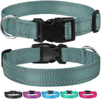 Reflective Dog Collar with Buckle Adjustable Safety Nylon Collars - Image 6