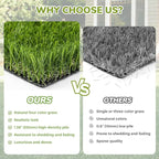 Artificial Grass Rug Indoor Outdoor, 3 x 5FT Faux Grass Turf - Image 7