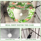 JSPYFITS Cat Cage Hammock with Ball, Double Layer Hanging Adjustable Soft Pet - Image 9
