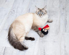 Pearhead Pet Cheese & Wine Cat Toys Set of 2 – Plush Catnip Toys - Image 8
