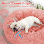 rabbitgoo Dog Bed for Small, 24 inches Machine Washable, Fluffy Donut Pet Bed - Image 4