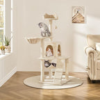 Yaheetech Cat Tree, 54in Tall Cat Tower - Image 2