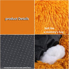 Calming Donut Dogs Beds for Small Dogs Washable, 19inch Fluffy Round Puppy Bed - Image 3