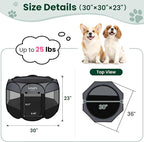 Love's cabin Pet Puppy Dog Playpen, Medium Dog Tent Crates Cage Indoor/Outdoor - Image 3
