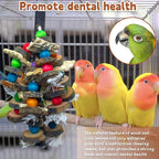 PINVNBY Bird Toys Parrot Toys, Natural Wood Bird Chewing Toys, Parakeet Hanging - Image 4